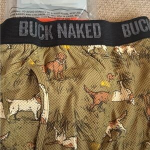 Duluth Trading Co Kids Underwear - Buck Naked with Dog Print